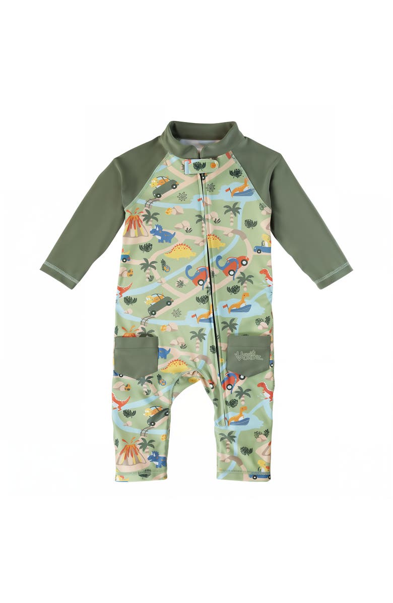 UV Skinz Sun & Swim Suit, Main, color, Dinoville