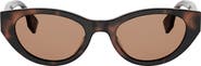 Fendi Lettering 51mm Cat Eye Sunglasses