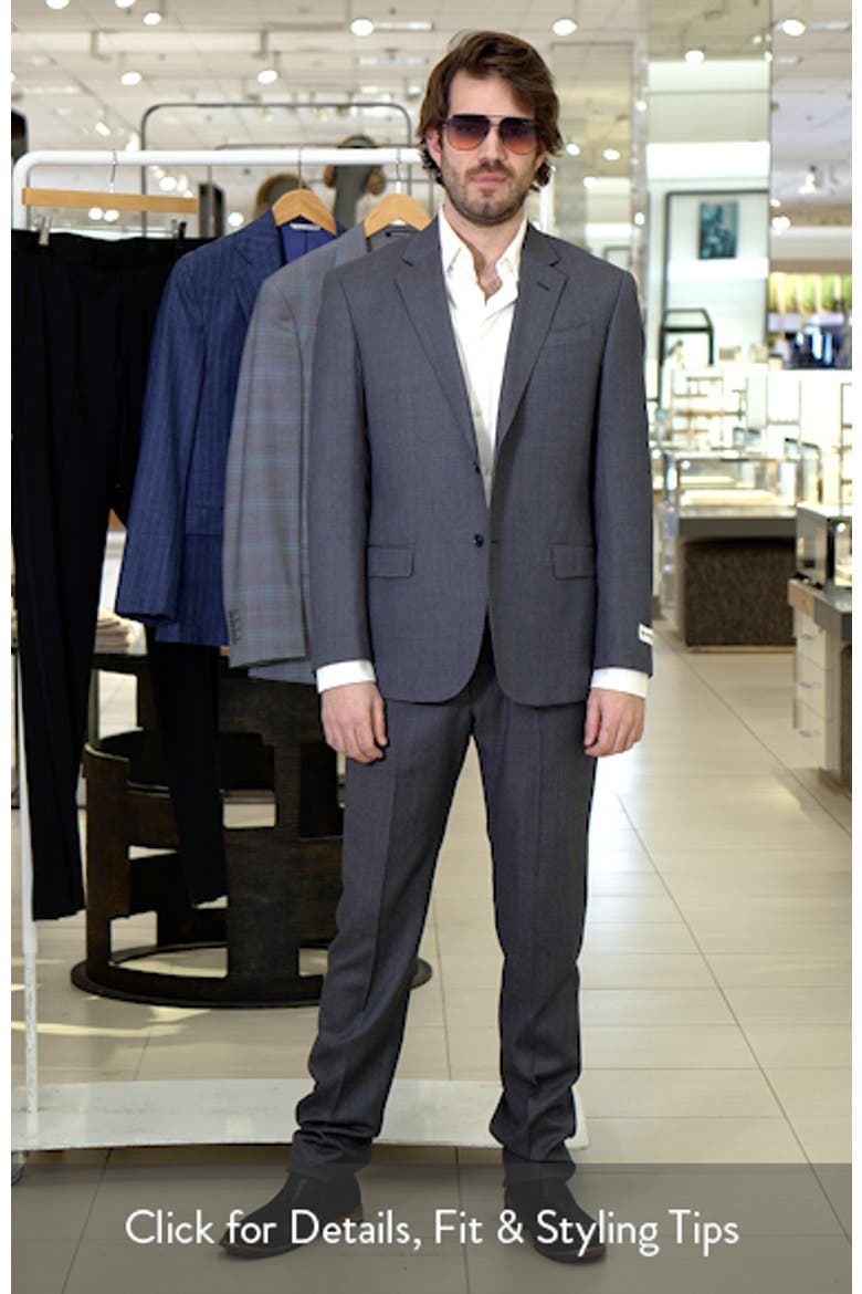 Grey Nailhed Virgin Wool Suit video