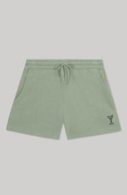 Dalix Womens Martini Midweight Washed Fleece Shorts