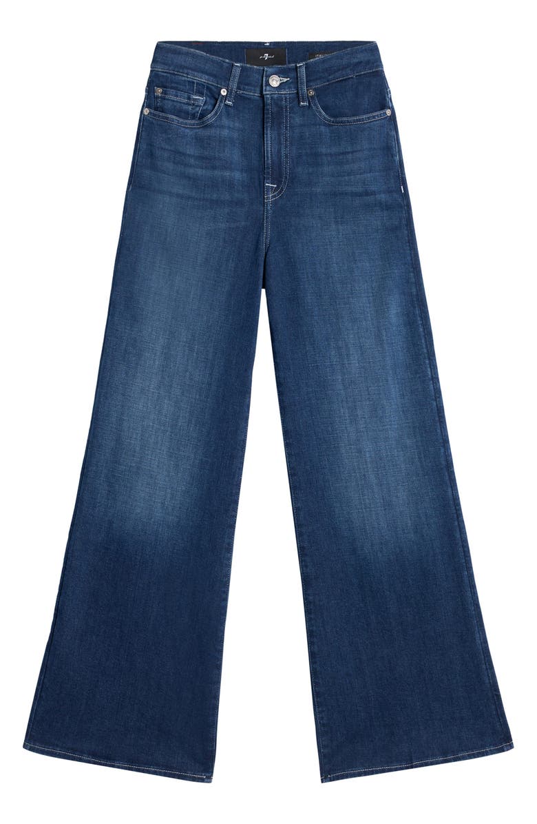 7 For All Mankind Lotta High Waist Ankle Wide Leg Jeans, Alternate, color, Stormy Drift