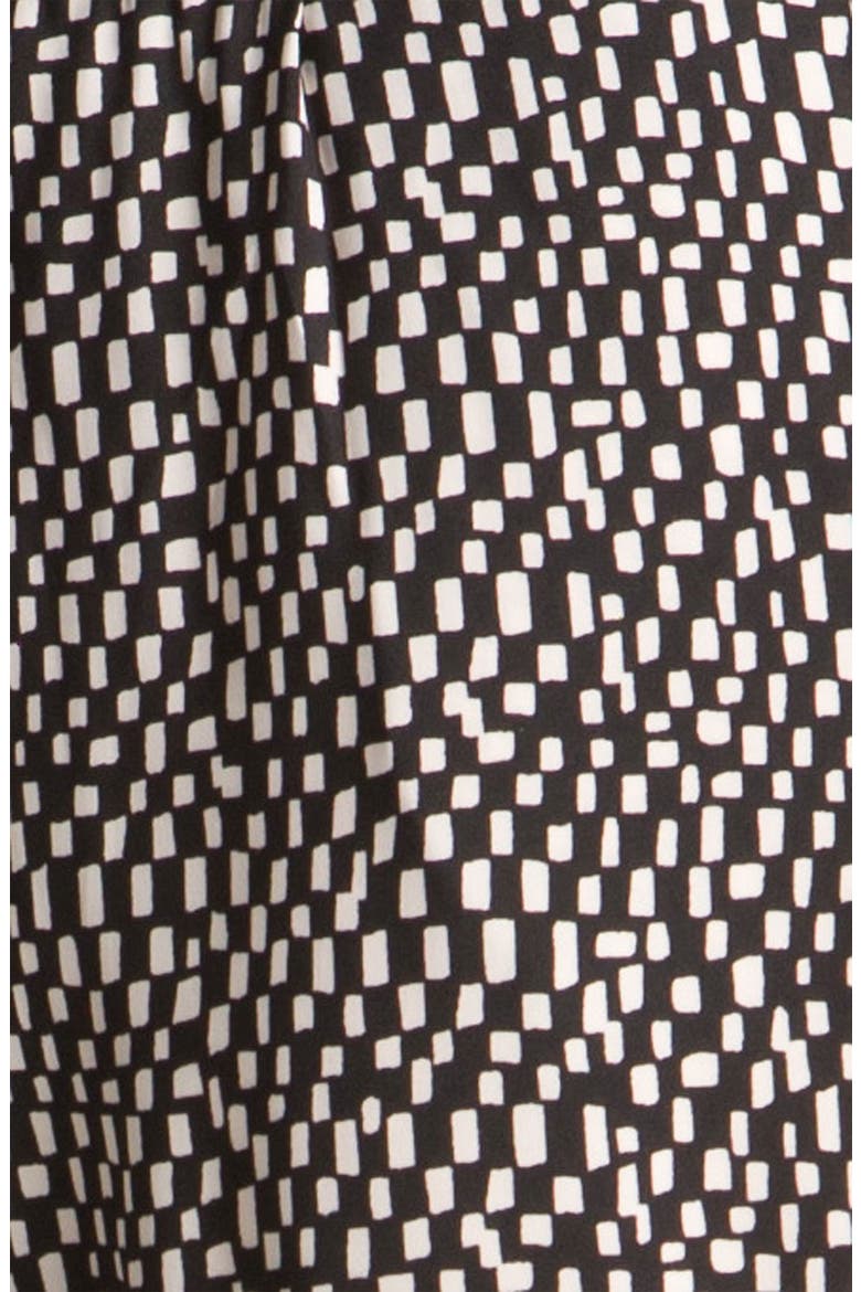 'Spaced Tiles' Pegged Pants, Alternate, color, RICH BLACK