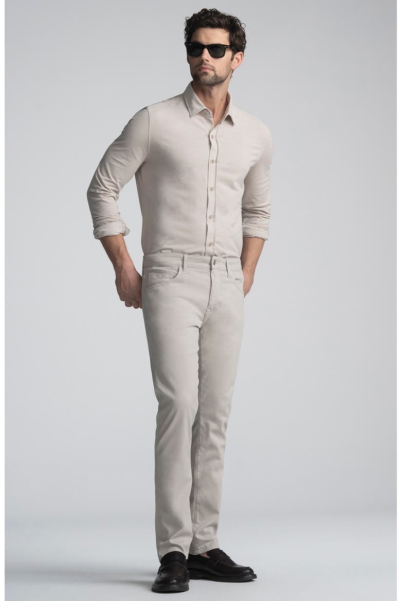 Jake Slim Fit Twill Pants, Alternate, color, PEBBLE CITY