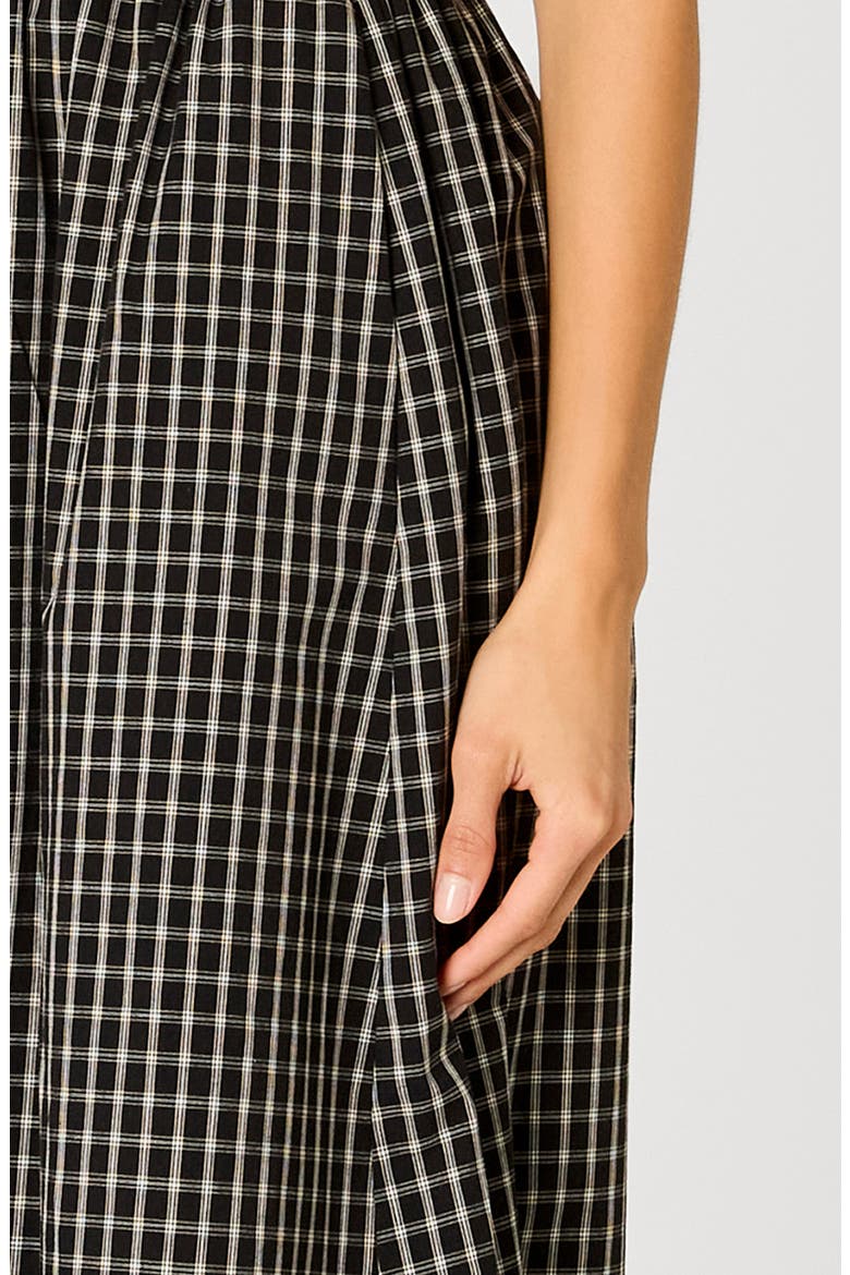 Salt Midi Dress, Alternate, color, BLACK