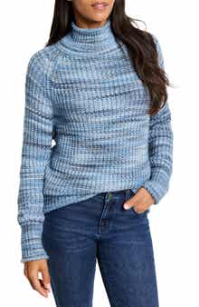 NIC+ZOE Space Dye Cotton Blend Sweater