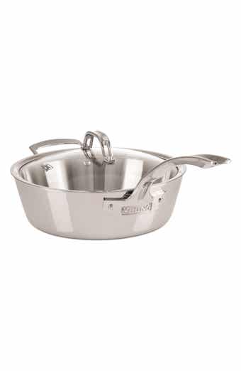 Viking Contemporary 3.6-Quart Stainless Steel Sauté Pan with Lid