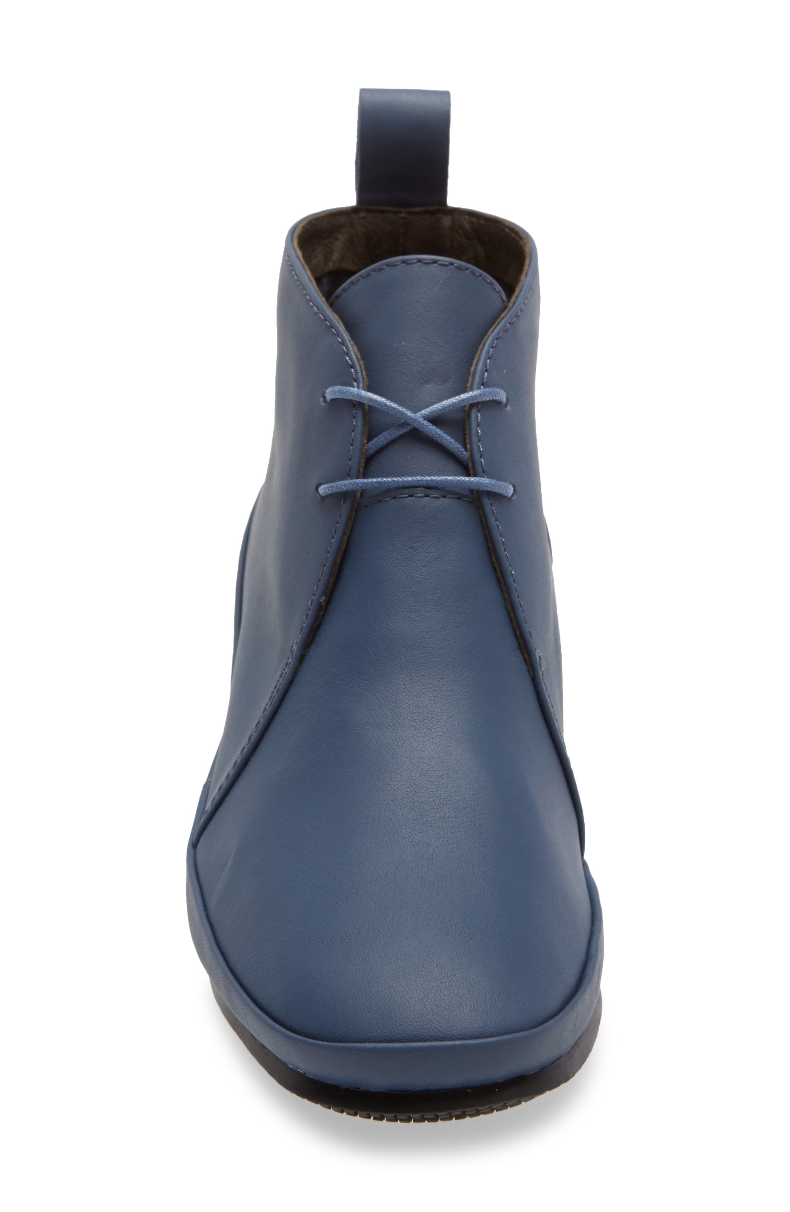 Alright Bootie, Alternate, color, MEDIUM BLUE LEATHER