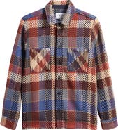 Wax London Whiting Oversize Pike Check Button-Up Shirt Jacket