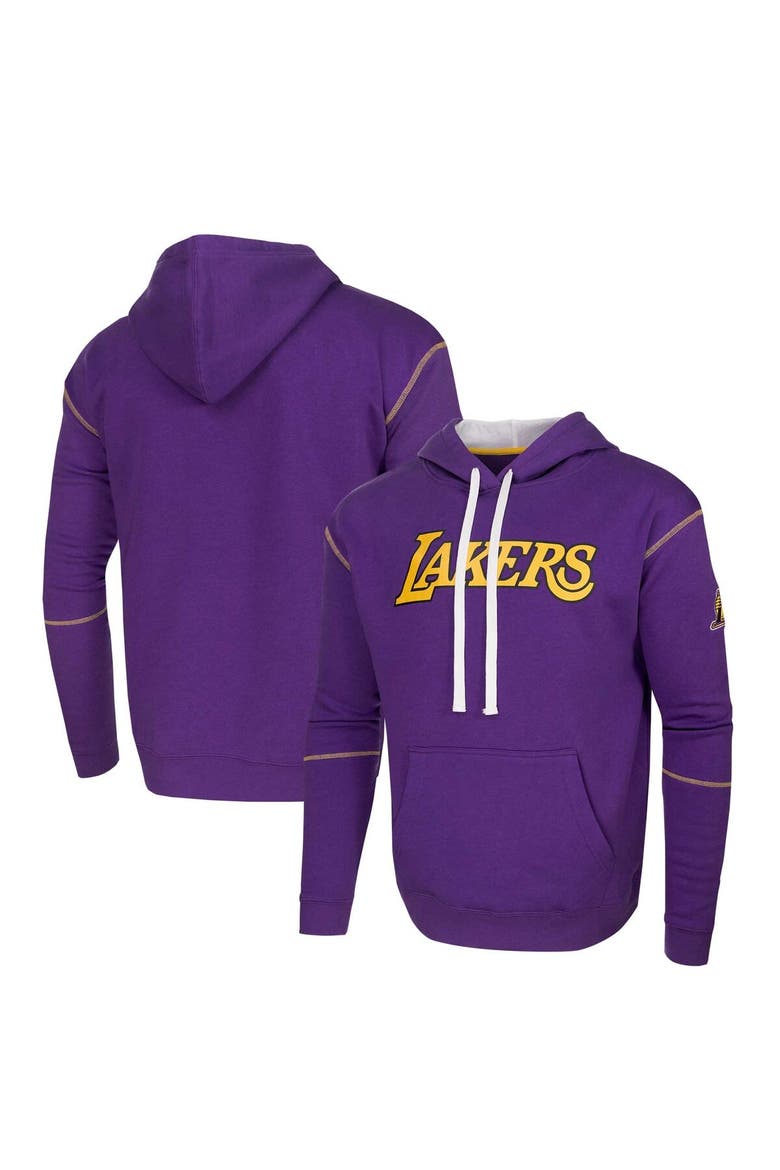 Unisex Purple Stadium Essentials Los Angeles Lakers Monument Pullover Hoodie, Alternate, color, Purple