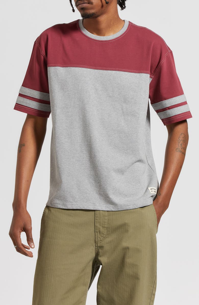 Brixton Varsity Football Heavyweight T-Shirt, Main, color, 