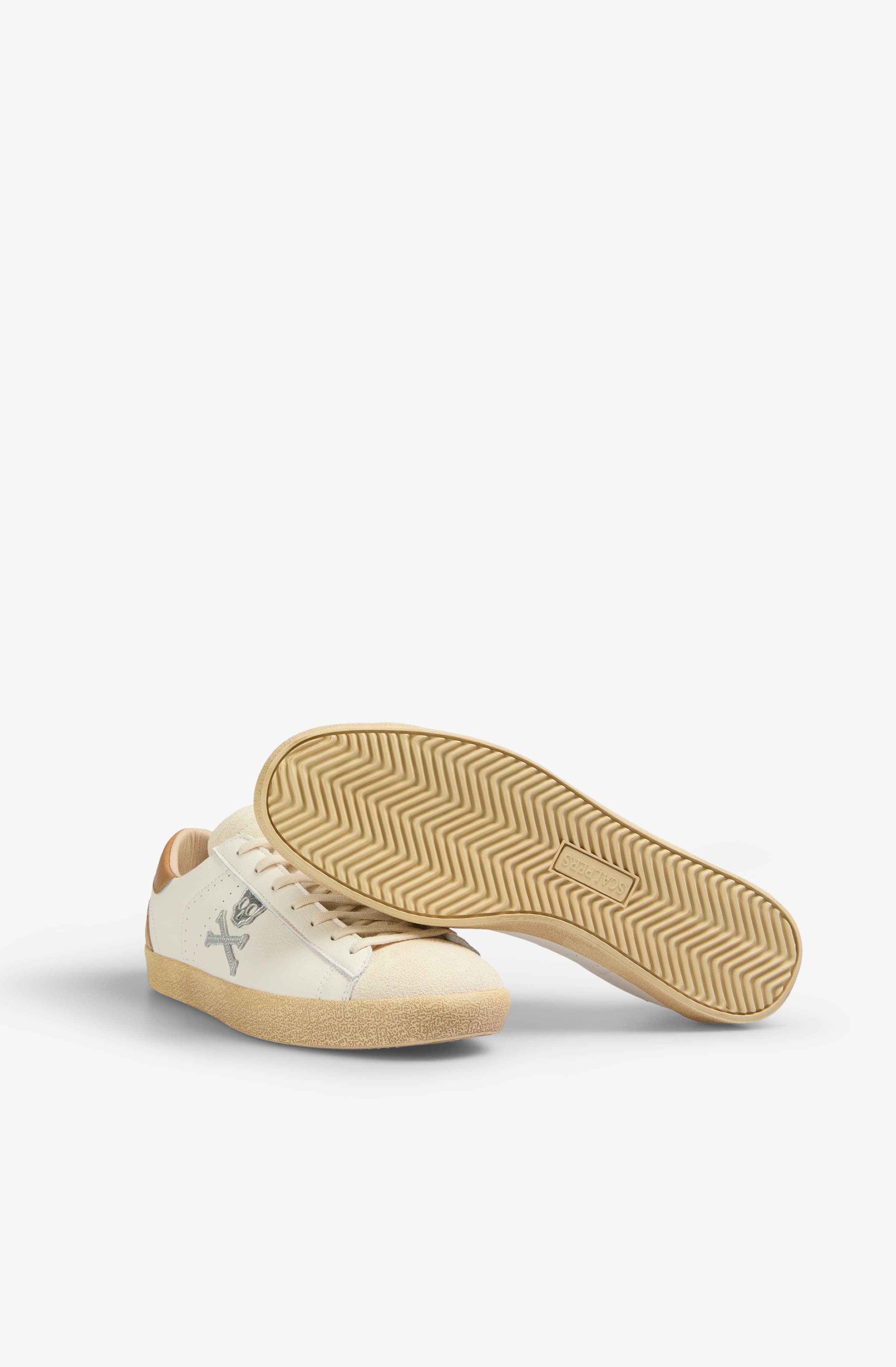 Henry Sneakers Woman, Alternate, color, Offwhite-Camel