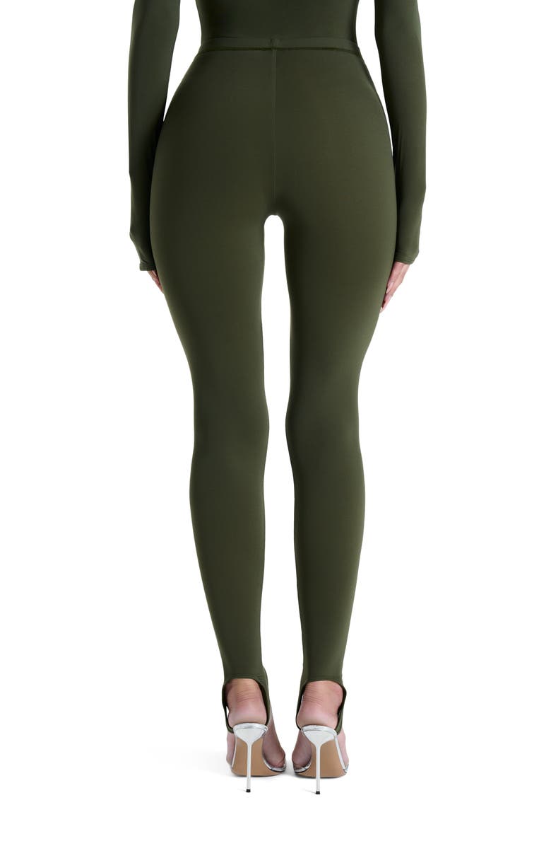 Naked Wardrobe Naked Stirrup Leggings, Alternate, color, Dark Olive