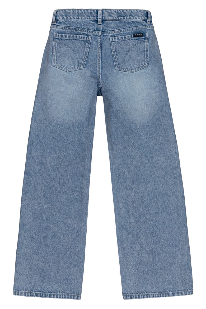 Kids' Mia Studded Wide Leg Jeans, Alternate, color, BLEACH WASH