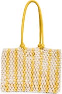 Clare V. Sandy Woven Market Tote