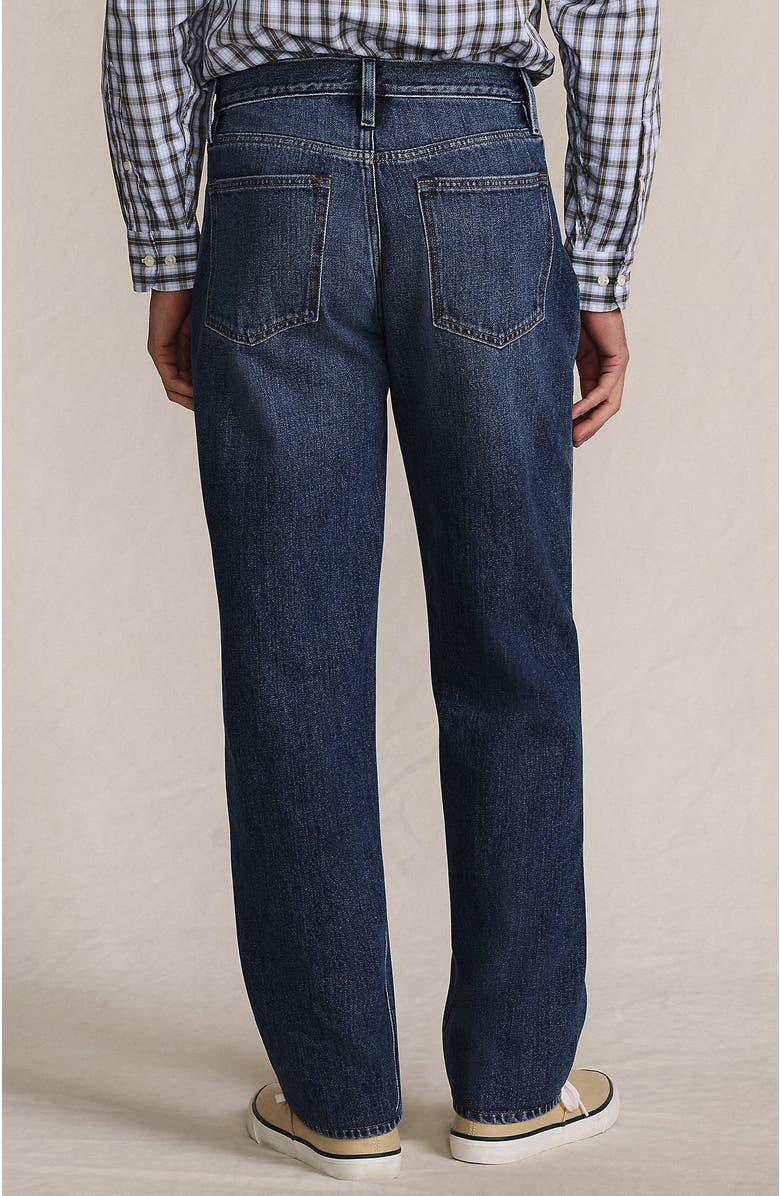 Lands' End Rigid Relaxed Tapered Jean, Alternate, color, 