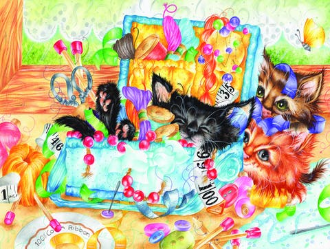 Sewing Kits 300 piece Jigsaw Puzzle for Adults