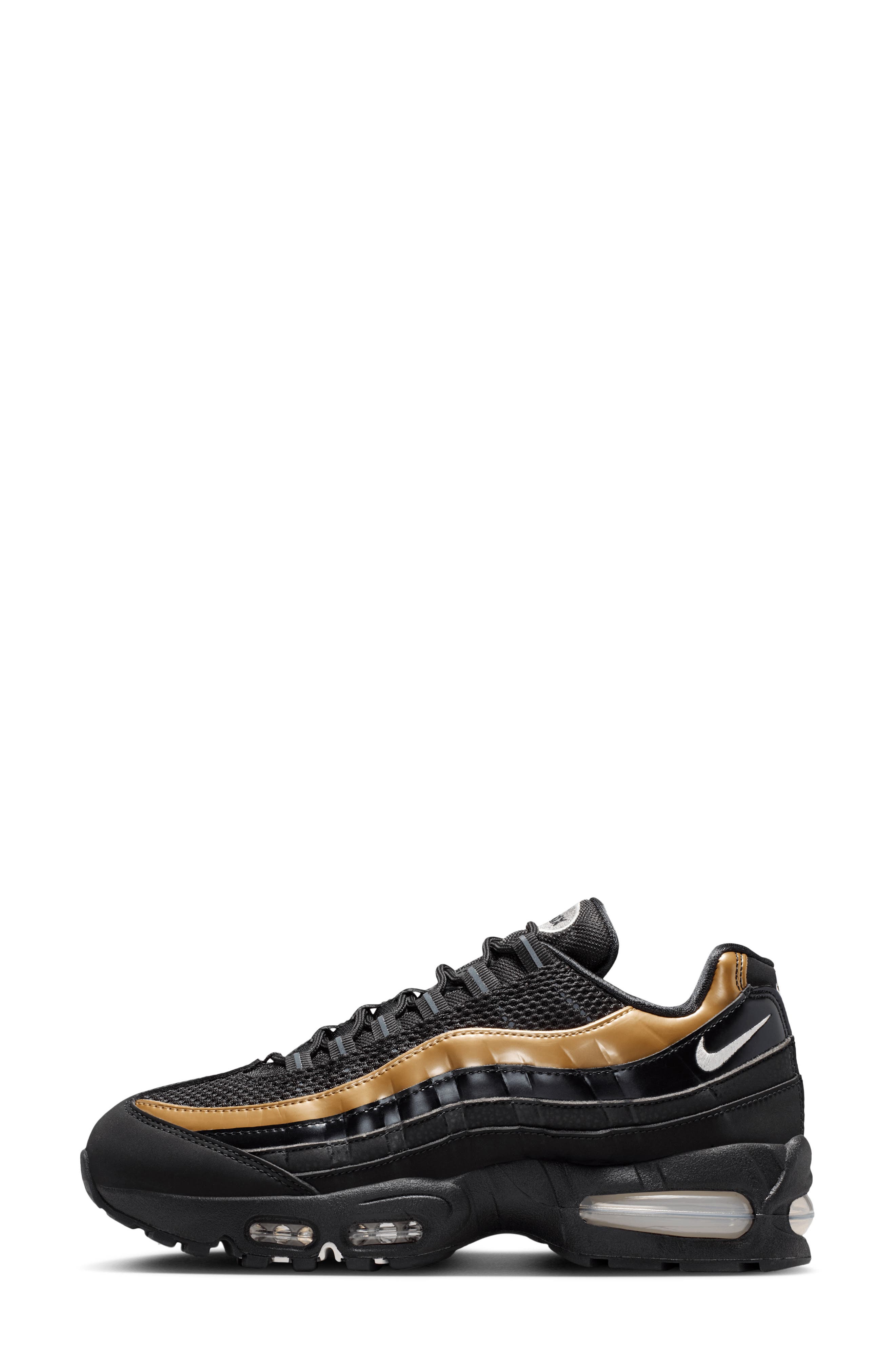 Nike Air Max 95 Sneaker, Alternate, color, Black/ Sail
