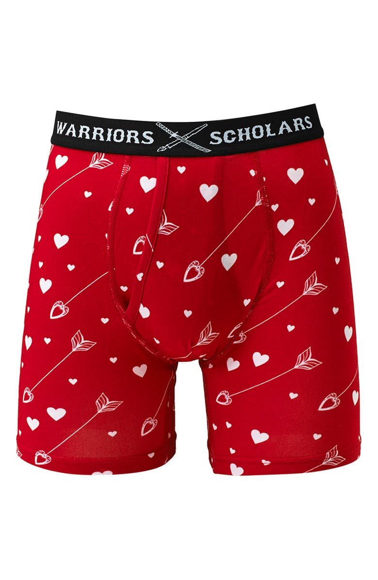 WARRIORS AND SCHOLARS Cupid Boxer Briefs, Main, color,