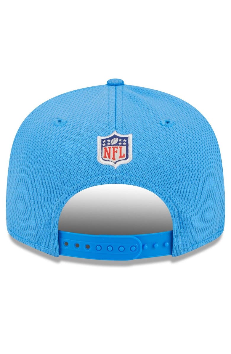 New Era Men's New Era Powder Blue Los Angeles Chargers 2023 NFL Training Camp 9FIFTY Snapback Hat, Alternate, color, 