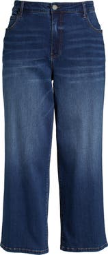 KUT from the Kloth Fab Ab High Waist Ankle Wide Leg Jeans