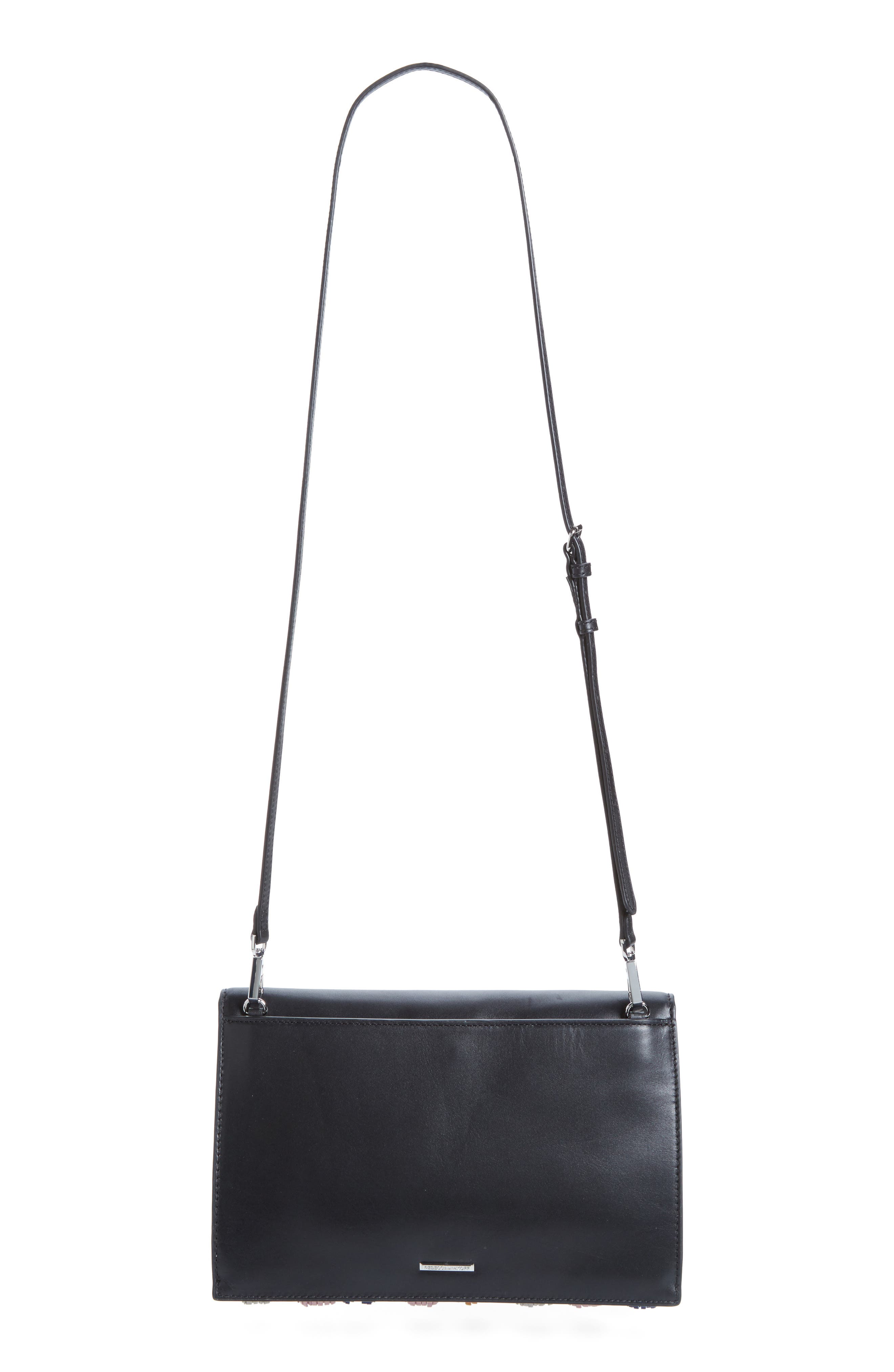 'Sofia' Clutch, Alternate, color, MULTI BLACK/ SILVER