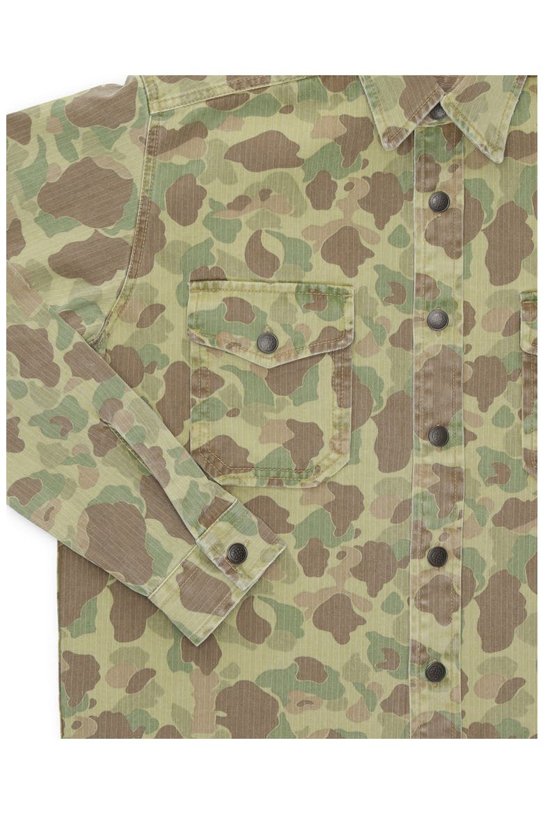 Kenny Cotton Camouflage Overshirt, Alternate, color, KAM