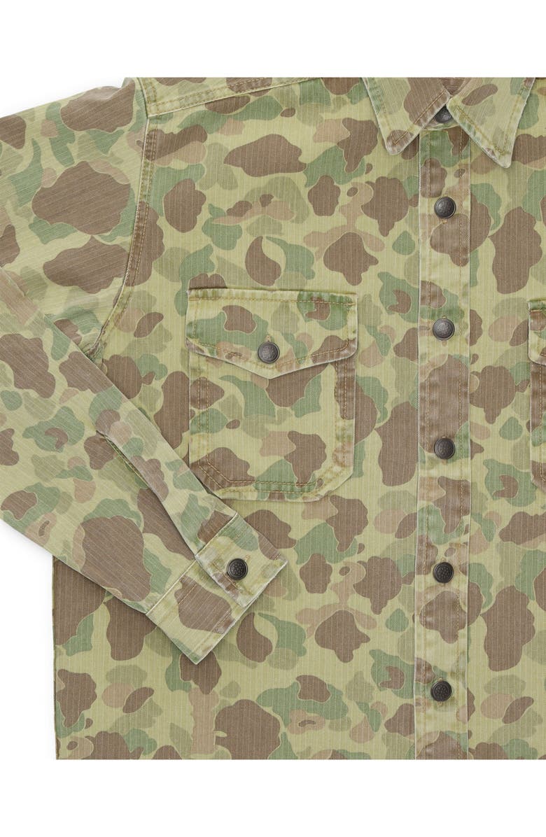 Fortela Kenny Cotton Camouflage Overshirt, Alternate, color, Kam
