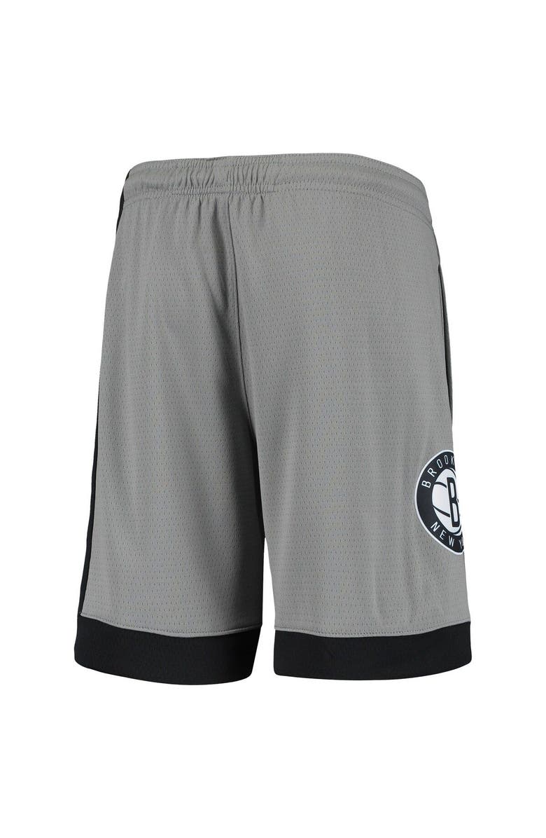 Jordan Brand Youth Jordan Brand Gray Brooklyn Nets 2019/20 Swingman Performance Shorts - Statement Edition, Alternate, color, 