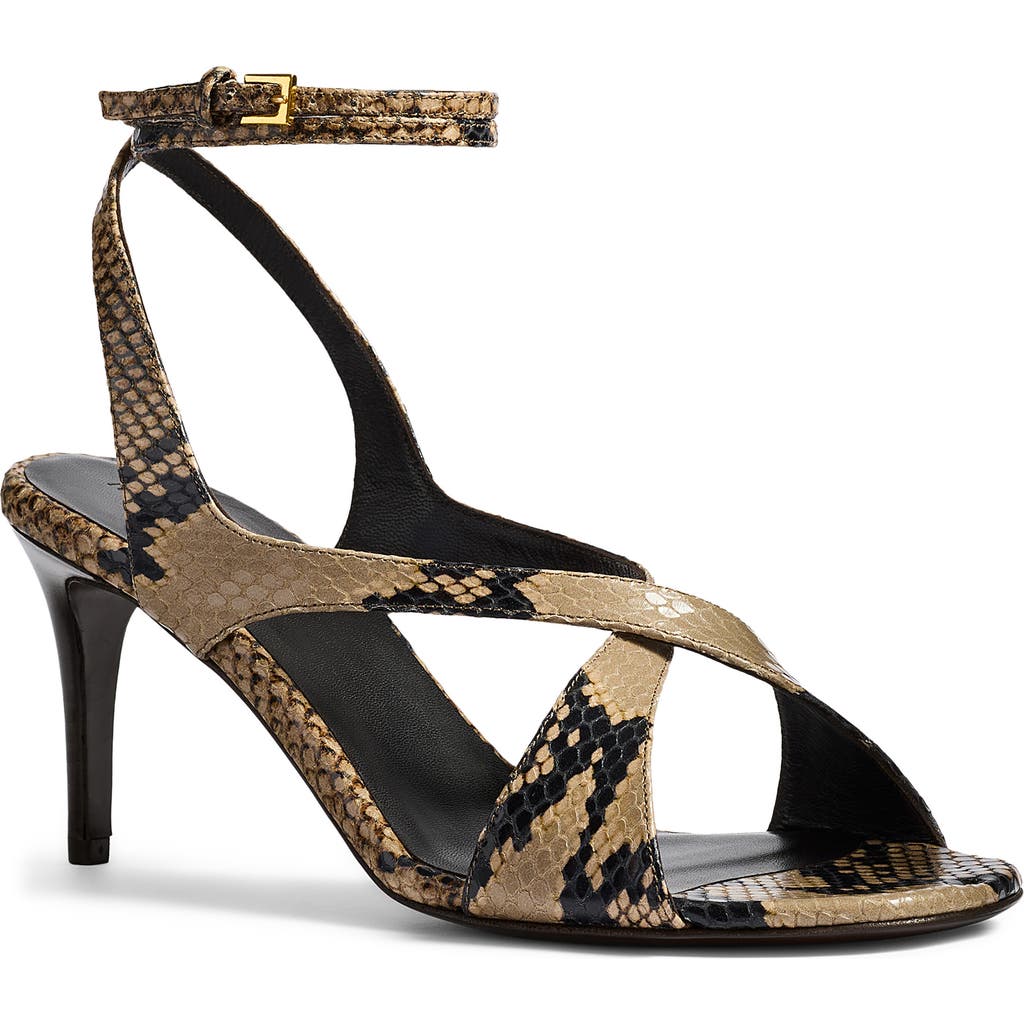 Khaite Liria Ankle Strap Sandal in Taupe at Nordstrom, Size 40