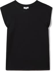 Reiss Morgan Cap Sleeve Cotton T-Shirt