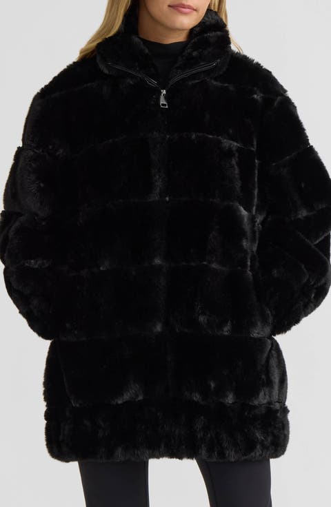 Faux Fur Zip Jacket