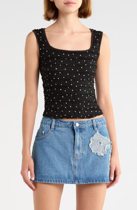 Moonie Shirred Top