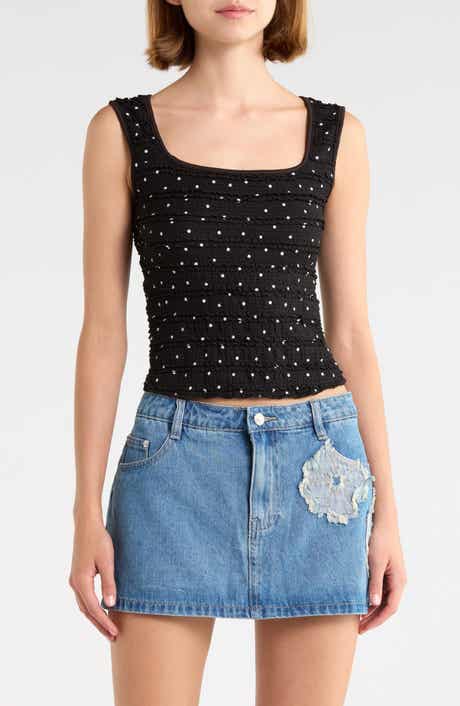 Moonie Shirred Top