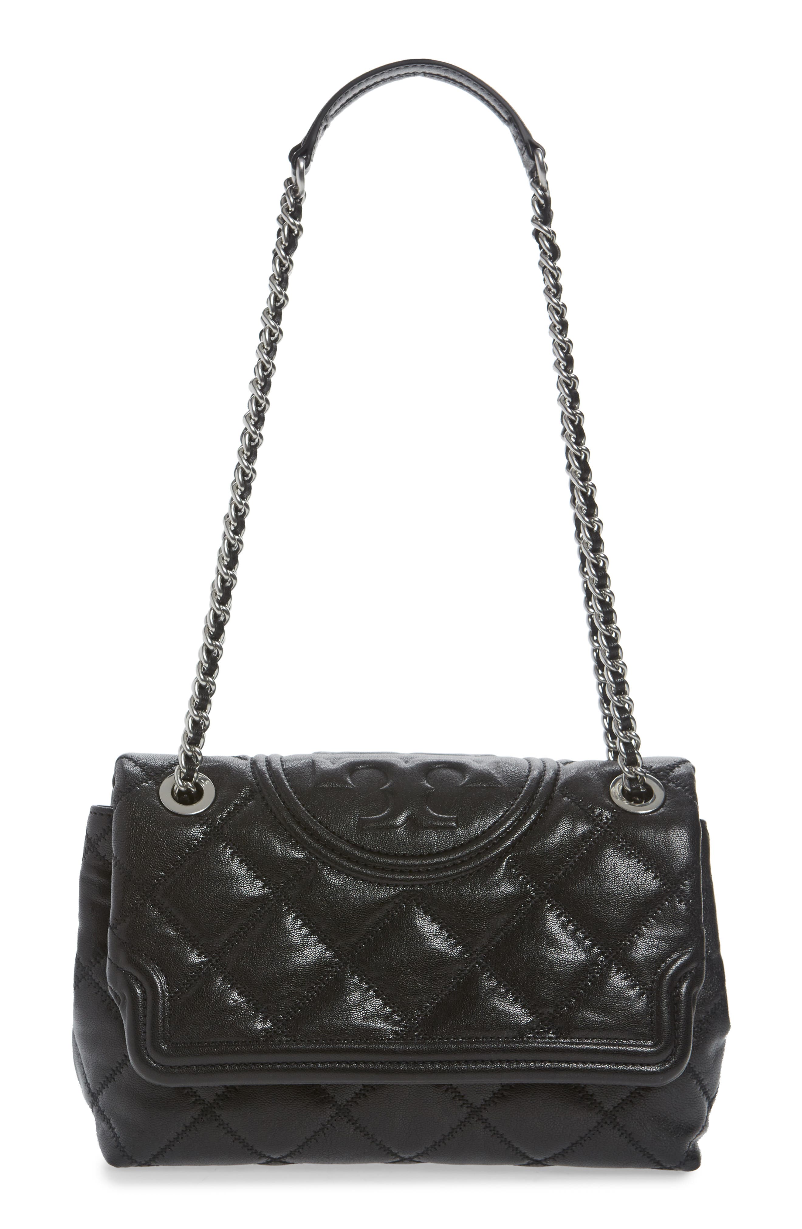 Tory Burch Fleming Distressed Convertible Shoulder Bag, Main, color, 