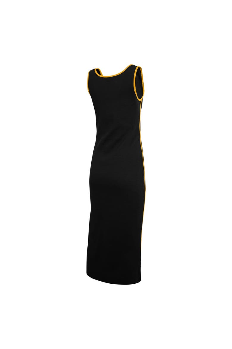 Women's WEAR by Erin Andrews  Black Pittsburgh Steelers Ribbed Tank Dress, Alternate, color, Black