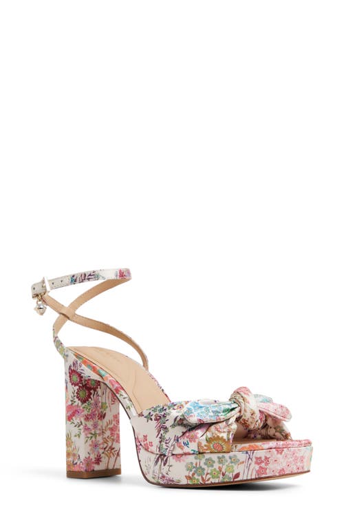 Ted Baker Hallie Ankle Strap Platform Sandal In Multi