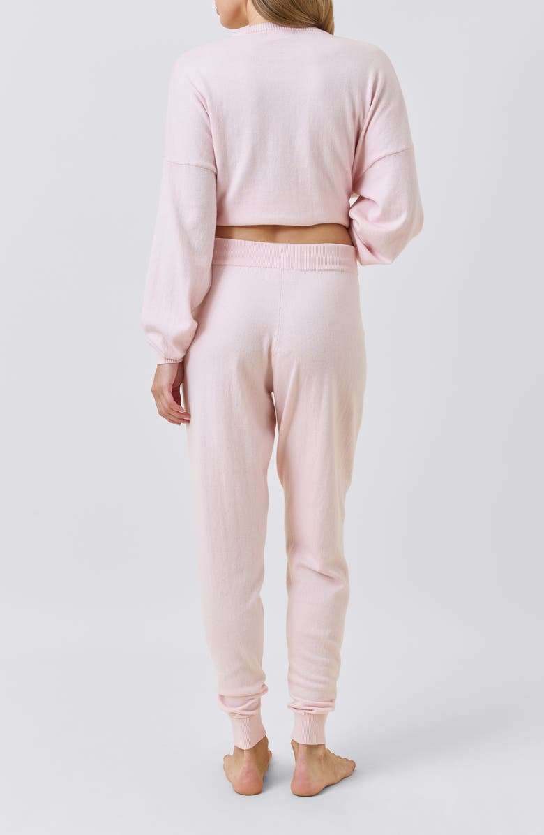 Papinelle Cotton & Cashmere Joggers, Alternate, color, Papinelle Pink