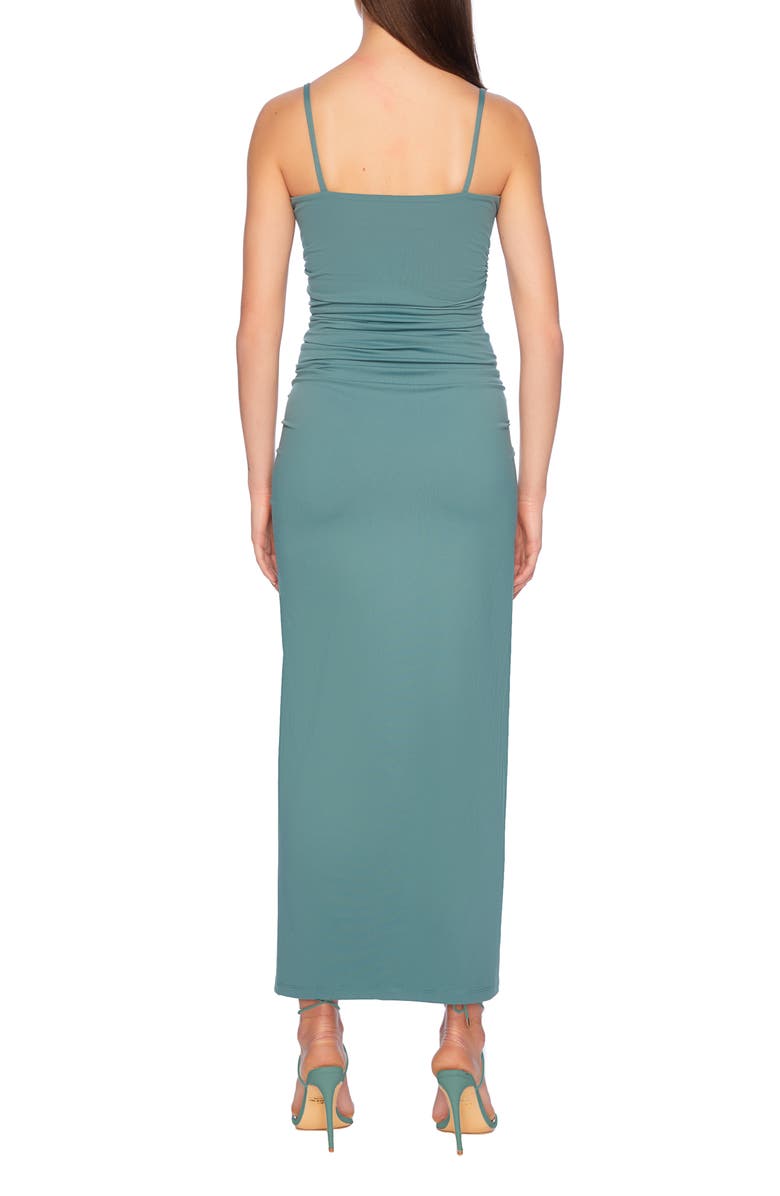 Susana Monaco Sleeveless Body-Con Midi Dress, Alternate, color, Rosemary