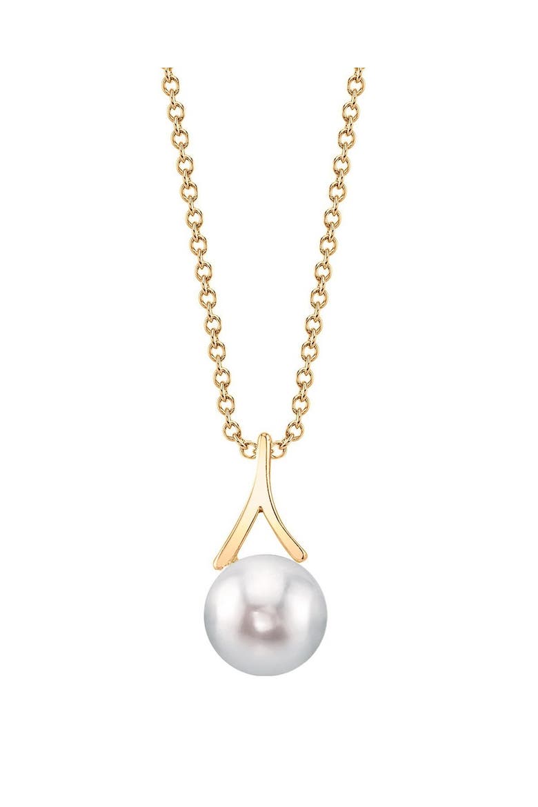 Freshwater Pearl Lindsey Pendant, Main, color, Yellow Gold