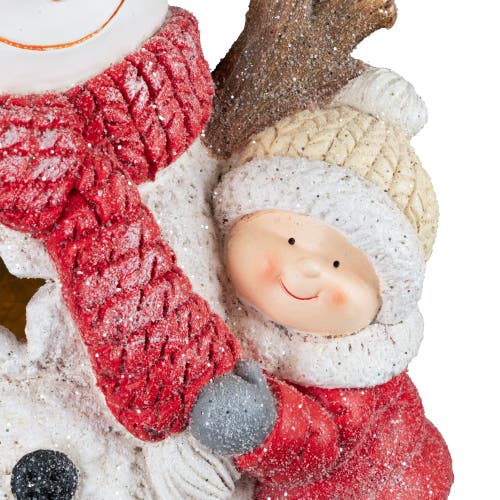 Northlight Lighted Snowman And Boy Christmas Decoration In Multi