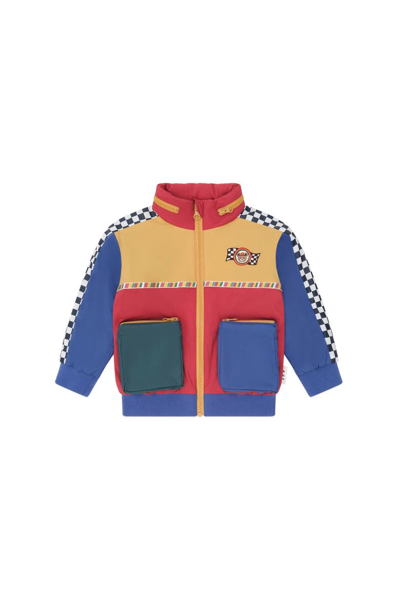 Retro Motosport Windbreaker, Main, color, Multi