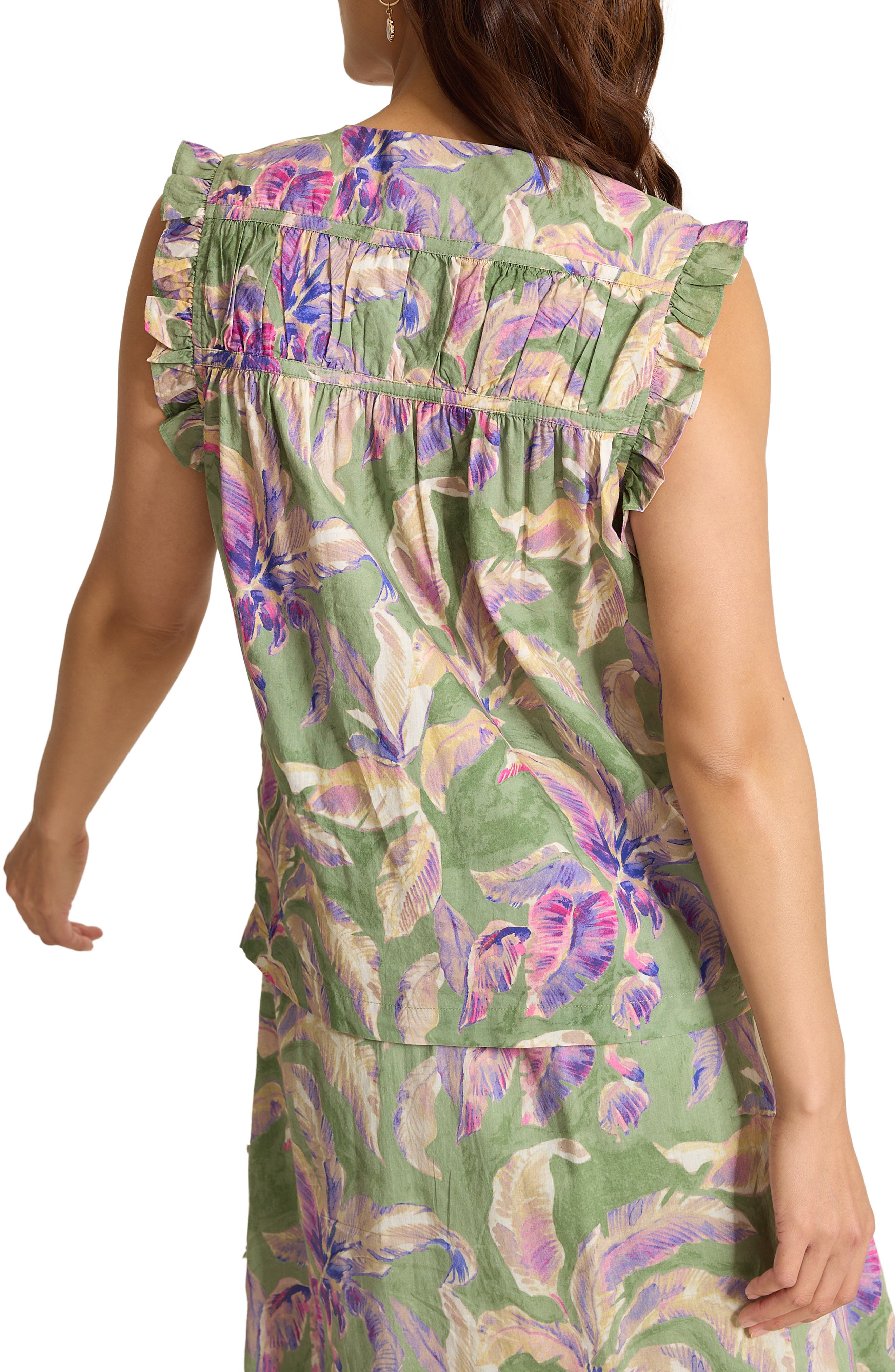Norte Bloom Ruffle Sleeveless Top - image 2
