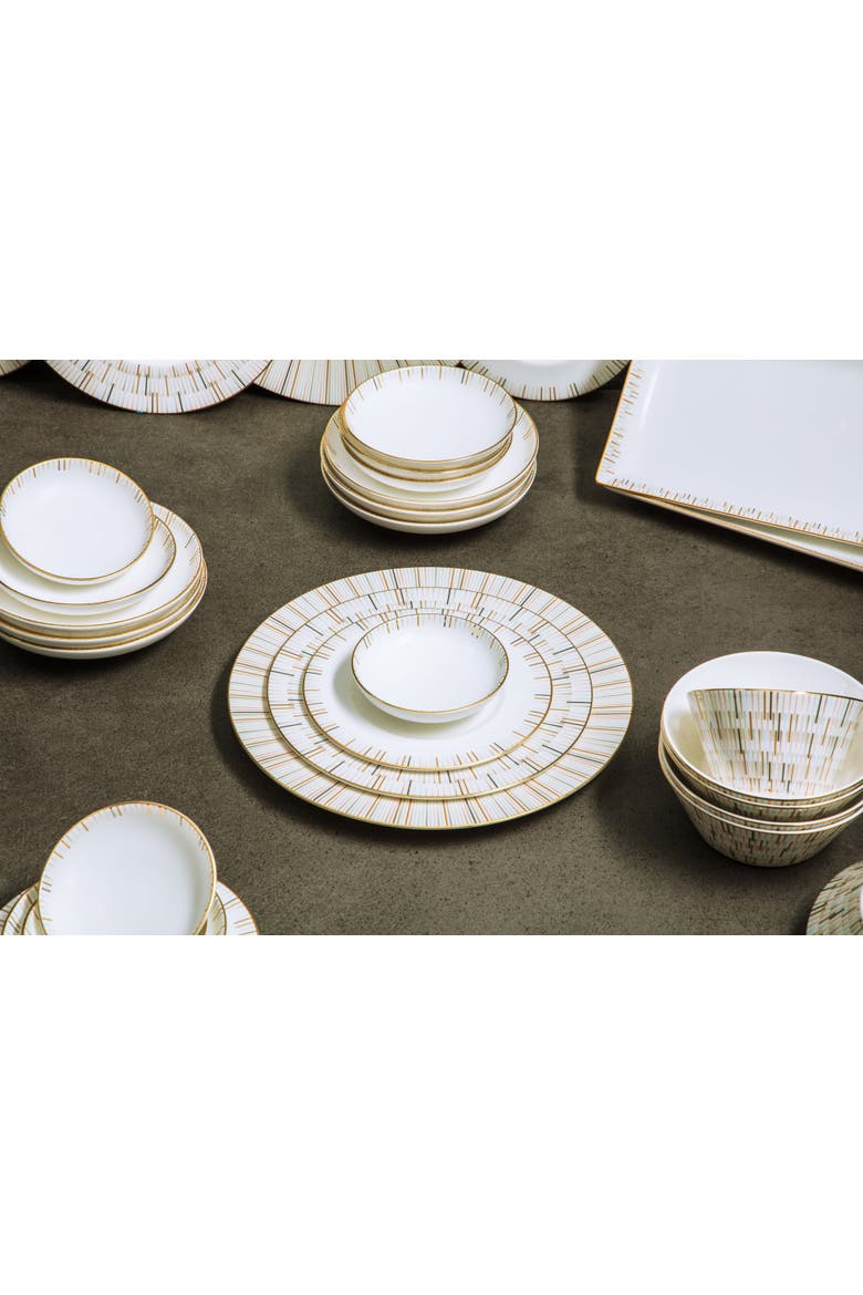 Luminous Bread & Butter Plate, Alternate, color, White