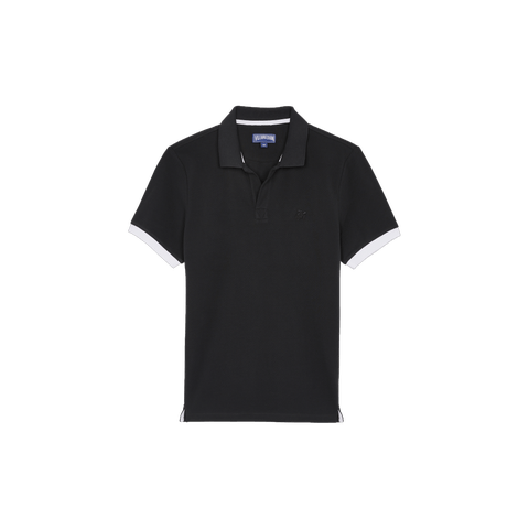 Men's Solid Cotton Polo