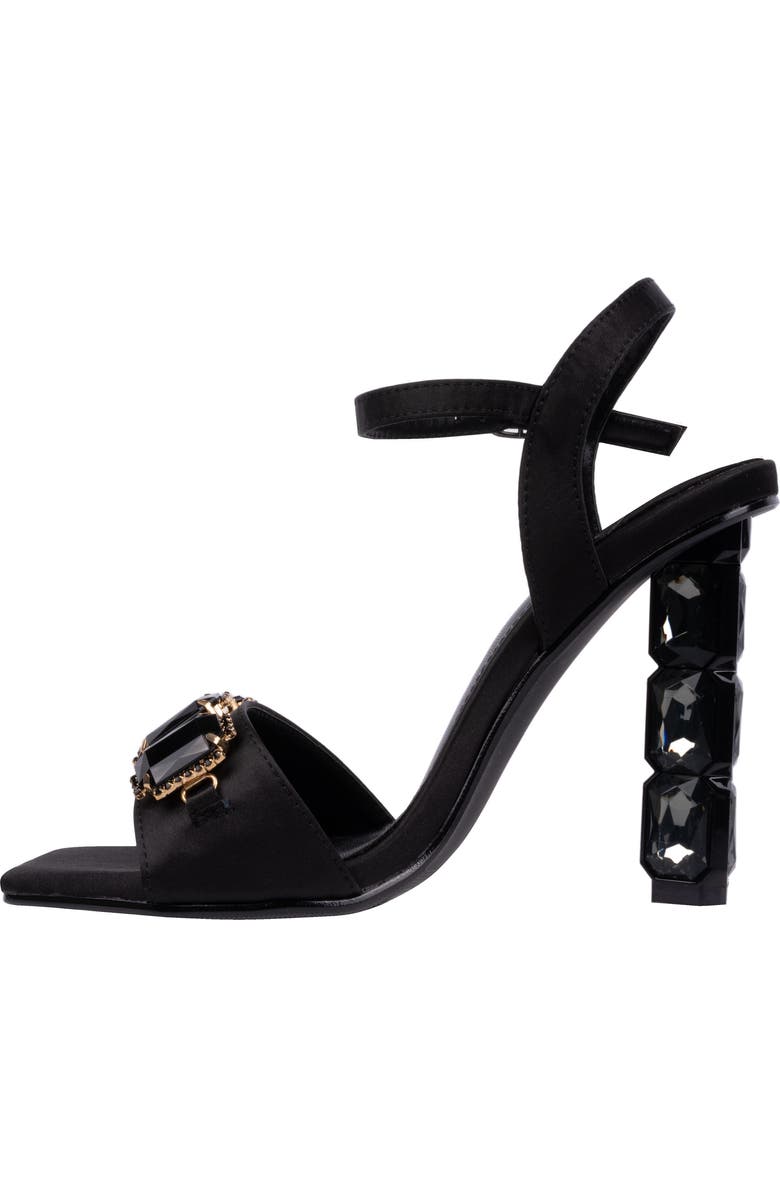 LADY COUTURE Rhinestone Ankle Strap Sandal, Alternate, color,