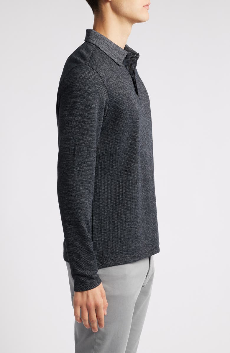 Robert Barakett Gosford Long Sleeve Cotton Blend Polo, Alternate, color, 