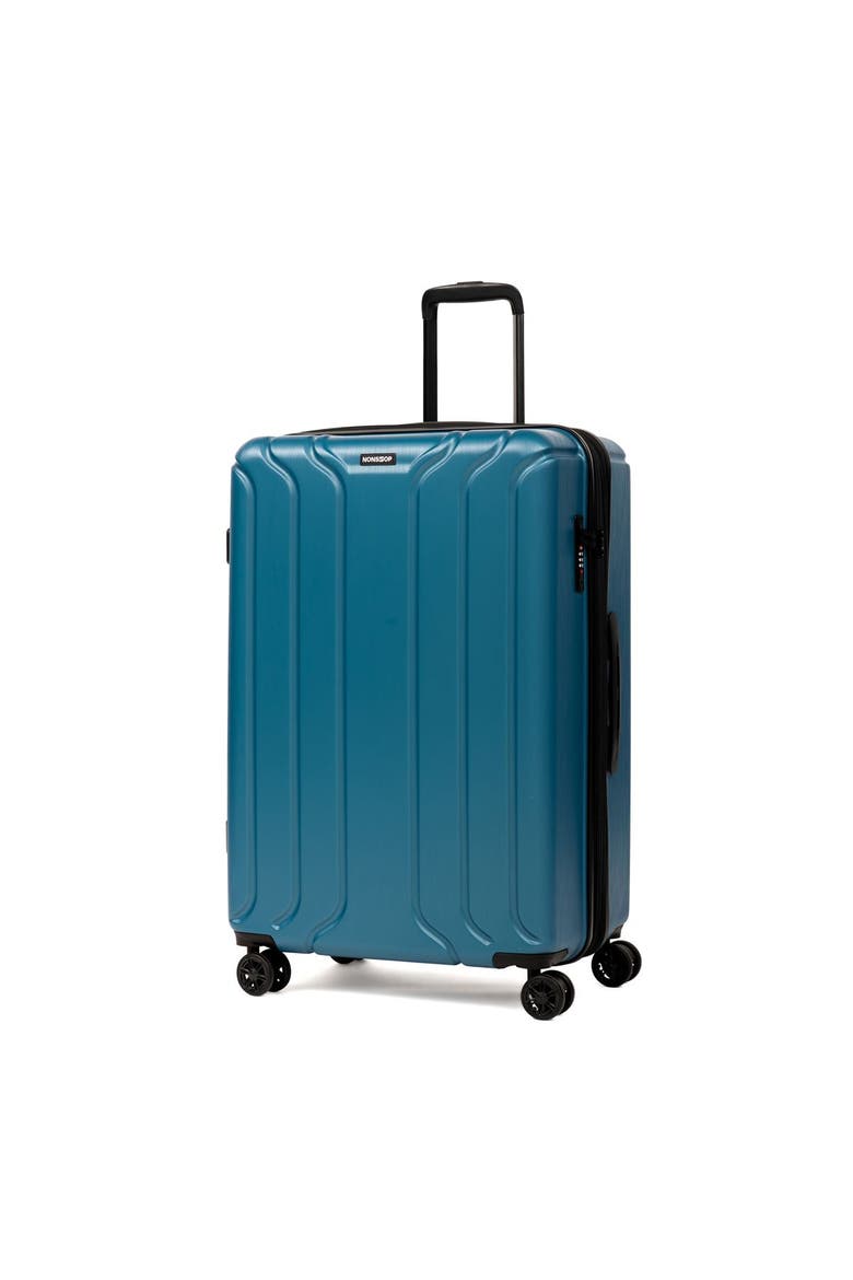 New York 3 Piece Set (20"/24"/ 28") 4 Wheel Luggage Set + 3 Packing Cubes, Alternate, color, Teal