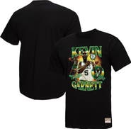 Mitchell & Ness Men's Mitchell & Ness Kevin Garnett Black Boston Celtics Collage T-Shirt