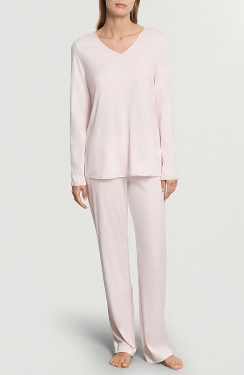 Long Sleeve Cotton Jersey Pajamas