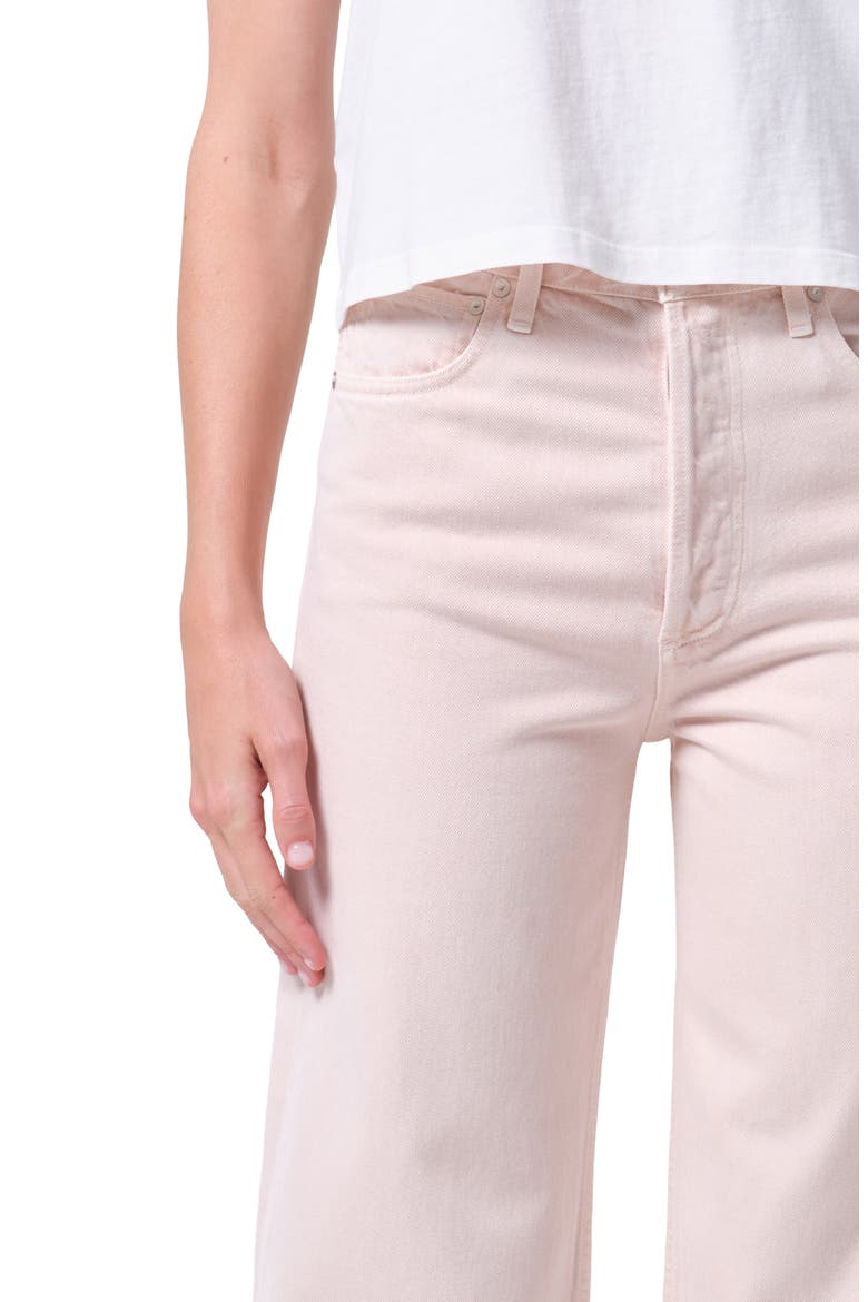 Ren High Waist Wide Leg Jeans, Alternate, color, FOUNDATION PAS
